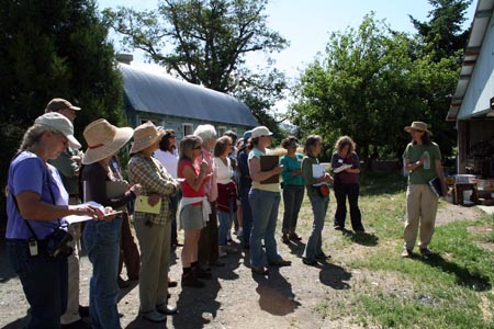 Photo of the first field day of the series